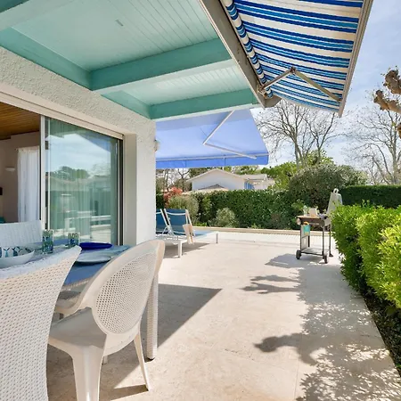 Villa Pour 9 Sur Le Port De Taussat Avec Piscine