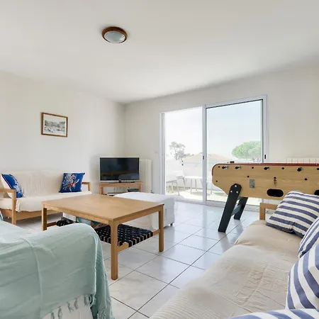 Villa Pour 9 Sur Le Port De Taussat Avec Piscine Lanton